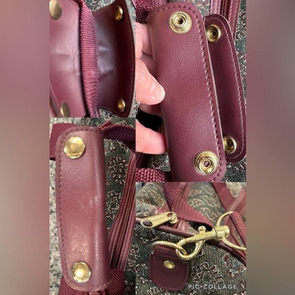 RARE VINTAGE John Weitz Travelers Carry On Overnight Shoulder Strap Duffel Bag - Picture 5 of 14